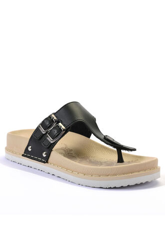 ESEM CK-4306 Women's Slippers Black - Thumbnail