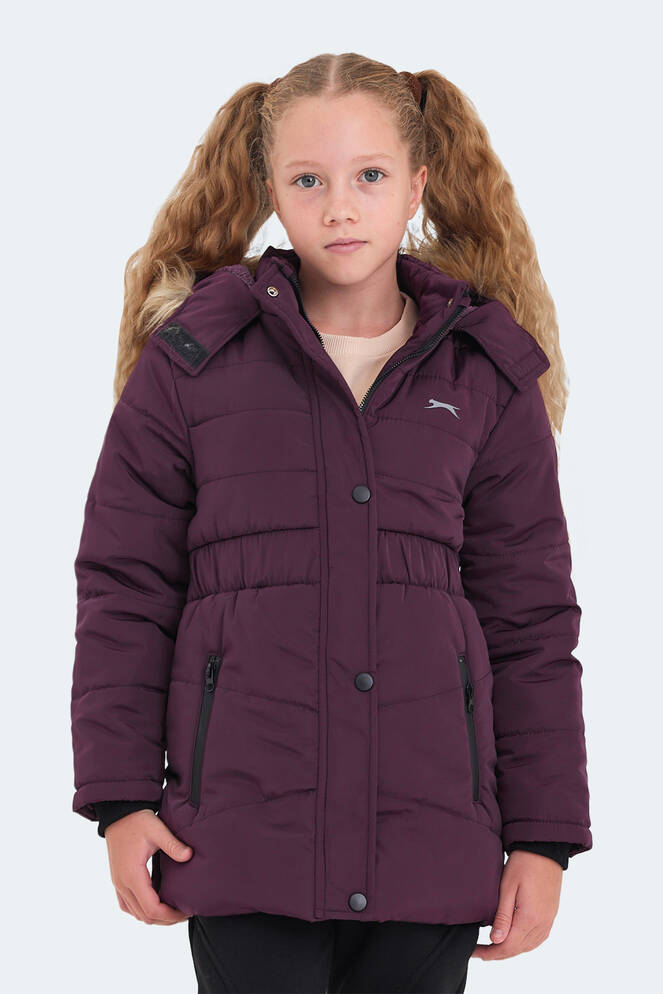 Slazenger CANDY Kız Çocuk Palto & Ceket Mor