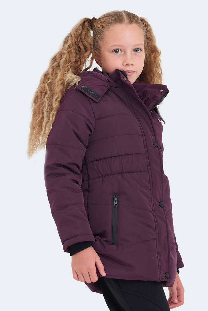 Slazenger CANDY Kız Çocuk Palto & Ceket Mor