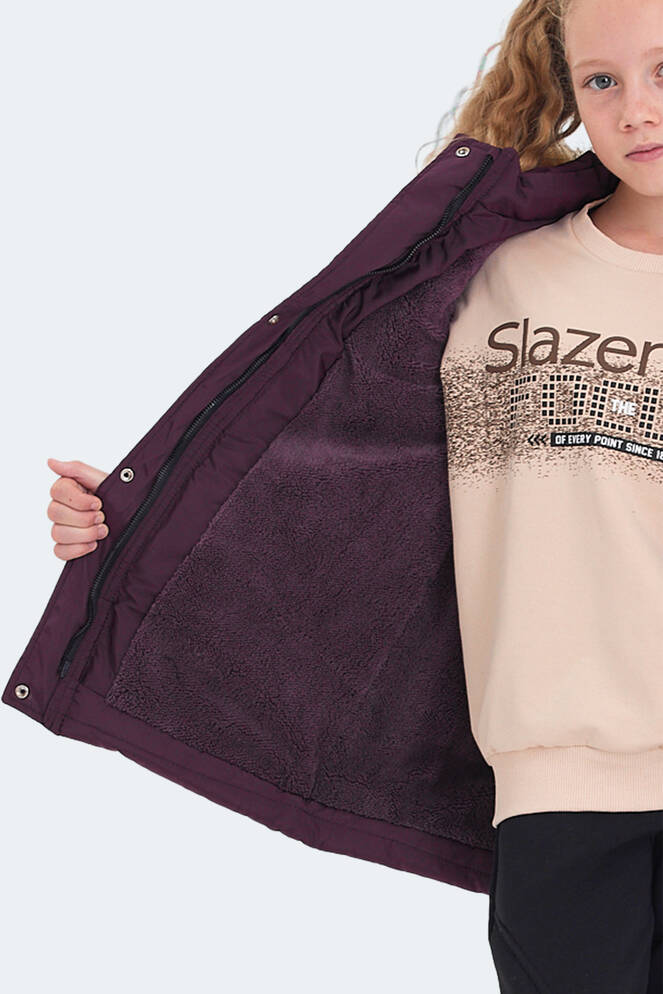 Slazenger CANDY Kız Çocuk Palto & Ceket Mor