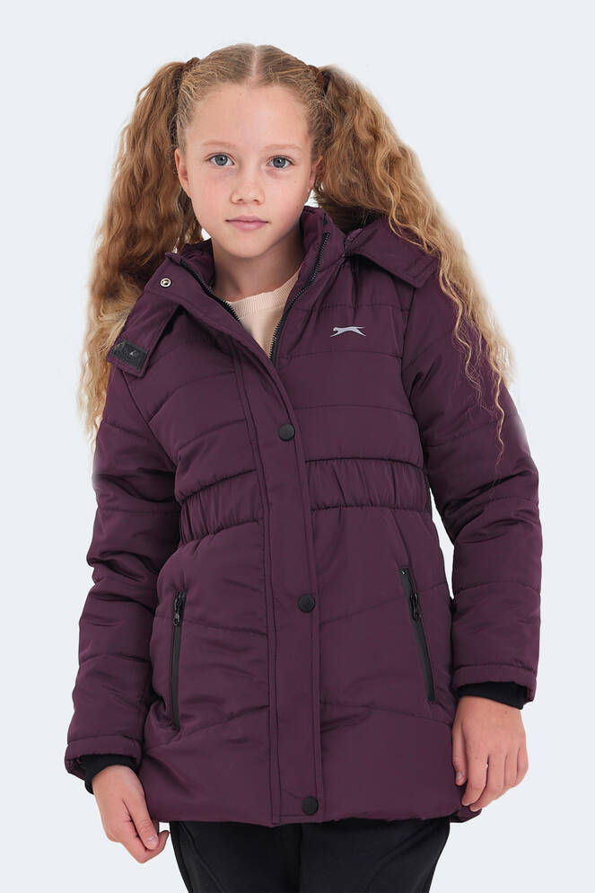 Slazenger CANDY Kız Çocuk Palto & Ceket Mor
