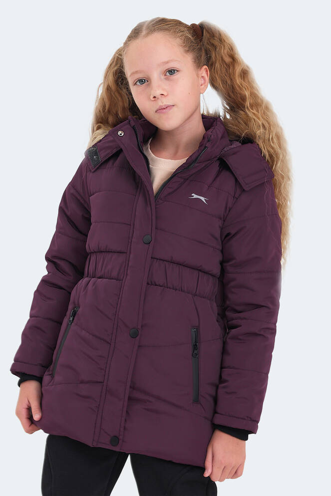 Slazenger CANDY Kız Çocuk Palto & Ceket Mor