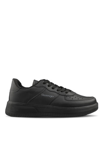 Slazenger - Slazenger EKUA Sneaker Erkek Ayakkabı Siyah - Siyah
