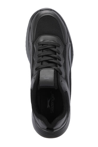 Slazenger ENRIQUE Erkek Sneaker Ayakkabı Siyah - Siyah - Thumbnail