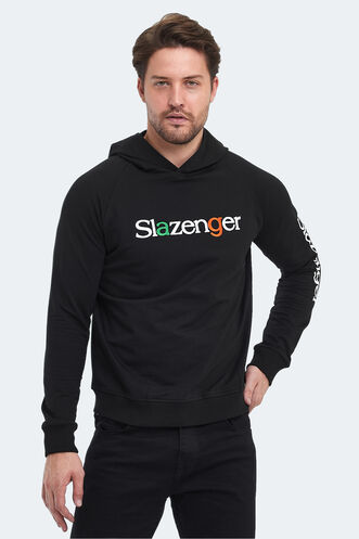 Slazenger - Slazenger KADMOSS Erkek Sweatshirt Siyah