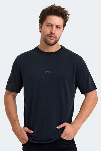 Slazenger - Slazenger KAIPO Erkek Tişört Siyah