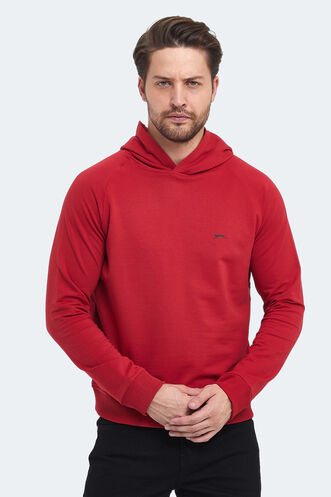Slazenger - Slazenger KICKER Erkek Sweatshirt Kırmızı
