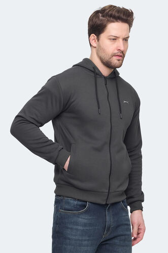 Slazenger KOZZAX Men's Sweatshirt Anthracite - Thumbnail