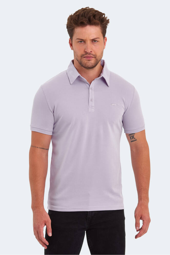 Slazenger KUGGA Erkek T-Shirt Açık Mor