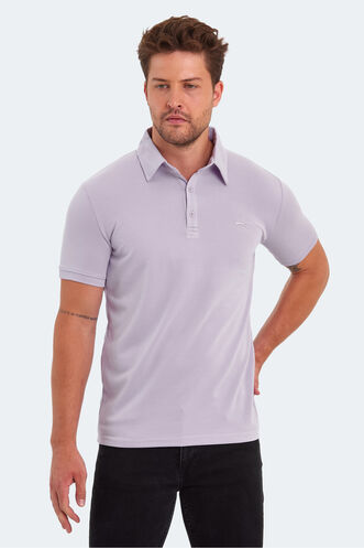 Slazenger KUGGA Erkek T-Shirt Açık Mor - Thumbnail