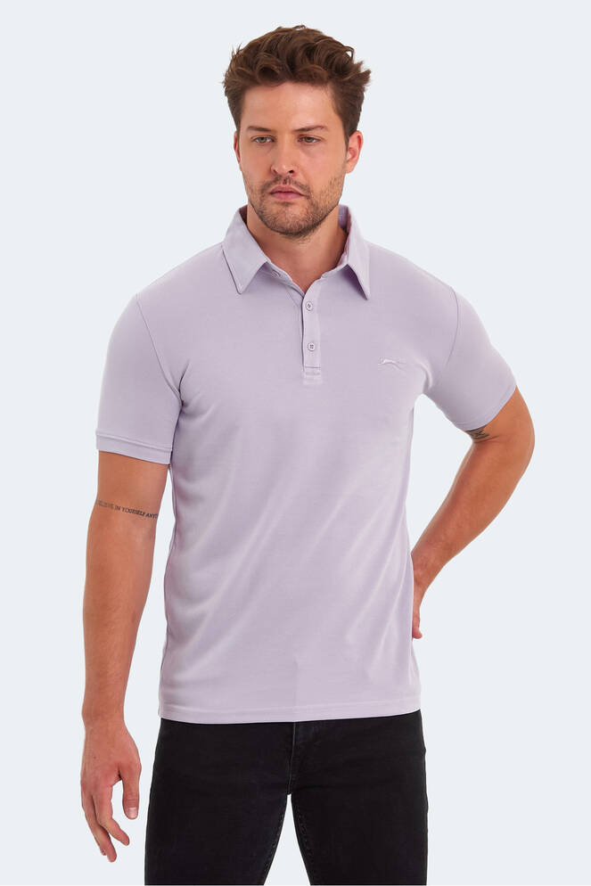 Slazenger KUGGA Erkek T-Shirt Açık Mor