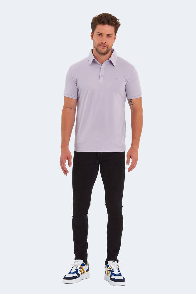 Slazenger KUGGA Erkek T-Shirt Açık Mor