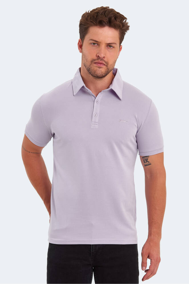 Slazenger KUGGA Erkek T-Shirt Açık Mor