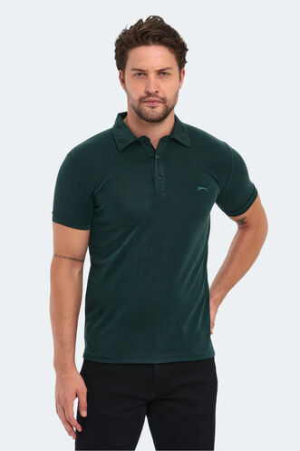 Slazenger - Slazenger KUGGA Erkek T-Shirt Haki - Yeşil