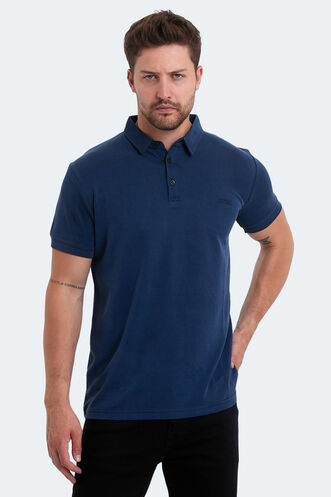 Slazenger - Slazenger KUGGA Erkek T-Shirt Indigo