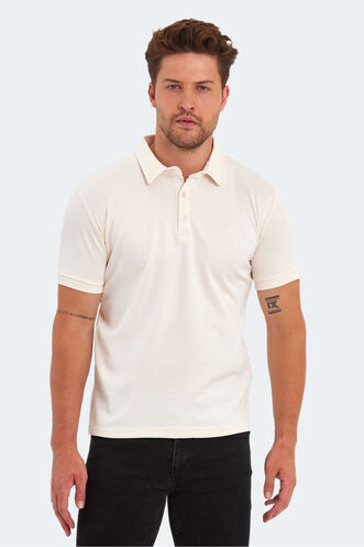 Slazenger - Slazenger KUGGA Erkek T-Shirt Krem