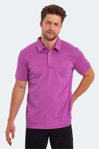 Slazenger - Slazenger KUGGA Erkek T-Shirt Mor