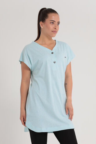 Slazenger - Slazenger MESHULAM Kadın Kısa Kollu T-Shirt Yeşil