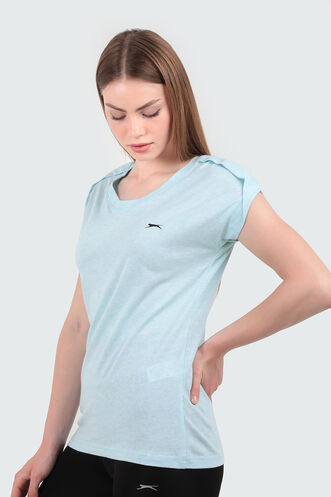Slazenger - Slazenger MILJANA Kadın Kısa Kollu T-Shirt Yeşil