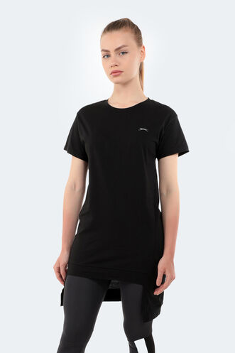 Slazenger - Slazenger MINATO Kadın Kısa Kollu T-Shirt Siyah