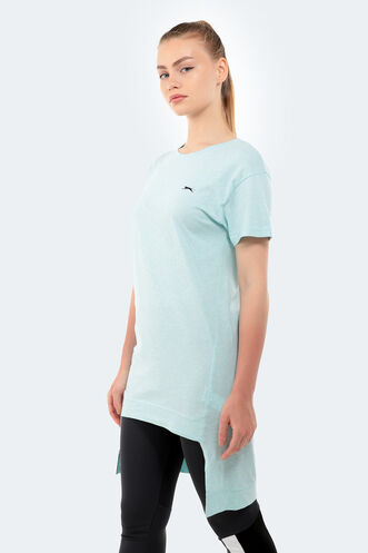 Slazenger - Slazenger MINATO Kadın Kısa Kollu T-Shirt Yeşil