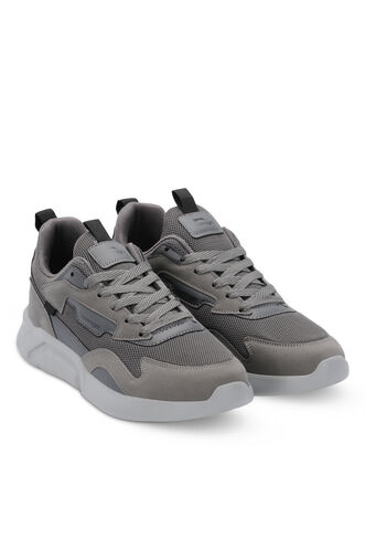 Slazenger OPTION Erkek Su Geçirmez Sneaker Ayakkabı Koyu Gri - Thumbnail