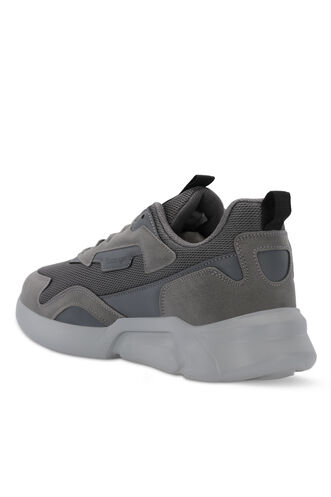 Slazenger OPTION Erkek Su Geçirmez Sneaker Ayakkabı Koyu Gri - Thumbnail