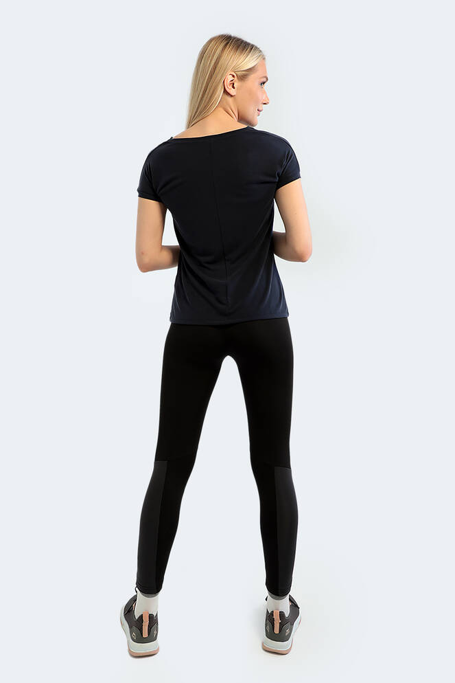 Slazenger PLAY Kadın Kısa Kollu T-Shirt Lacivert