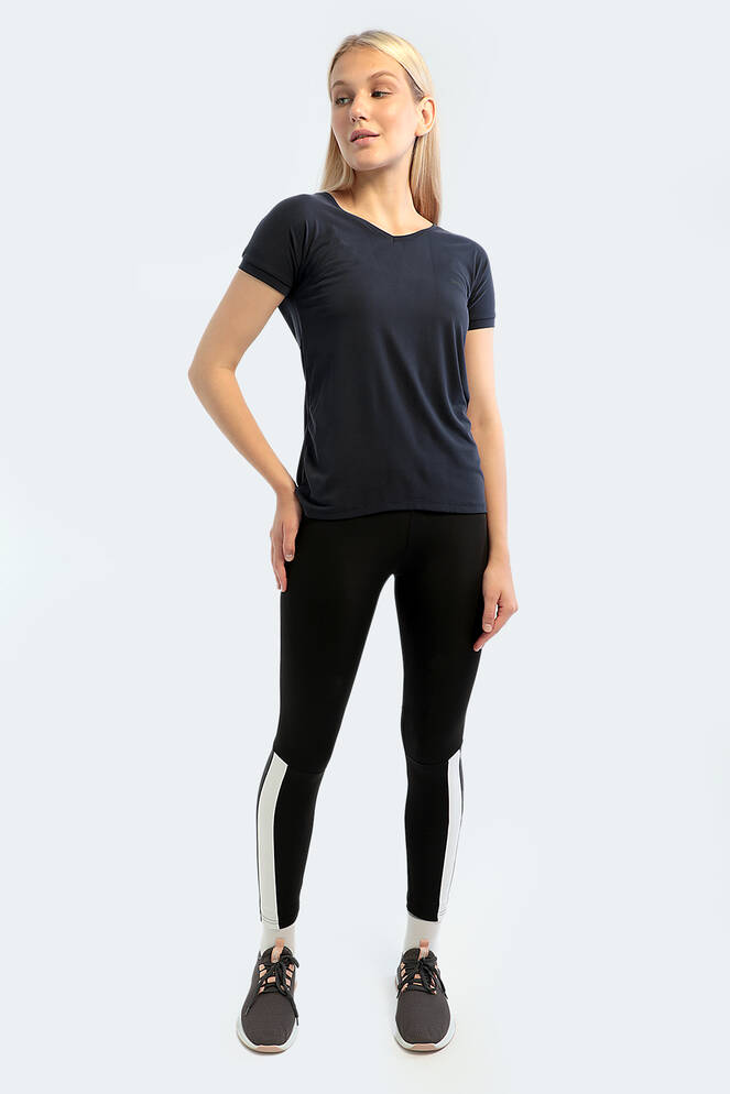 Slazenger PLAY Kadın Kısa Kollu T-Shirt Lacivert