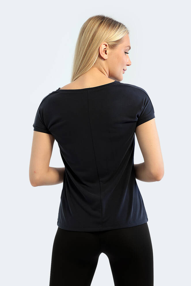 Slazenger PLAY Kadın Kısa Kollu T-Shirt Lacivert