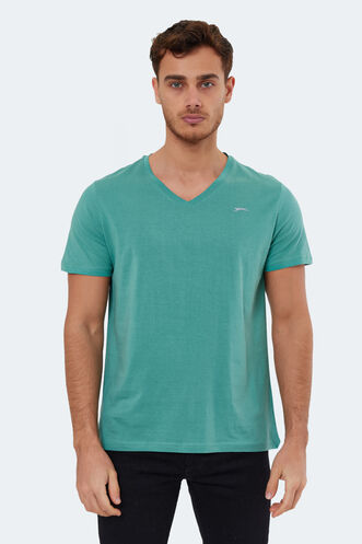 Slazenger - Slazenger RIVALDO Erkek Kısa Kollu T-Shirt Yeşil