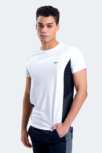 Slazenger - Slazenger RYAN Erkek Kısa Kollu T-Shirt Beyaz - Siyah