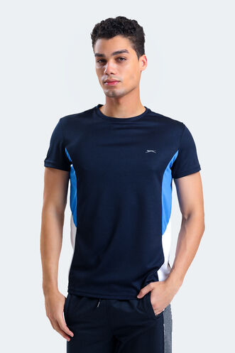 Slazenger - Slazenger RYAN Erkek Kısa Kollu T-Shirt Lacivert - Mavi
