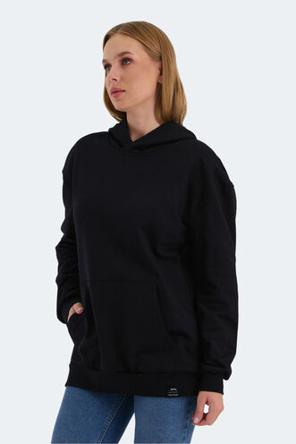 Slazenger VIOLENCE Women's Sweatshirt Black - Thumbnail