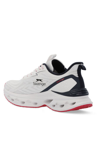 Slazenger - Slazenger WILLOW Erkek Sneaker Ayakkabı Beyaz - Lacivert - Kırmızı