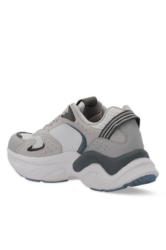 Slazenger WIND Kadın Sneaker Ayakkabı Beyaz - Gri - Thumbnail