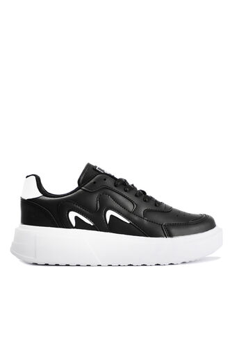 Slazenger - Slazenger ZENIA Sneaker Kadın Ayakkabı Siyah - Beyaz