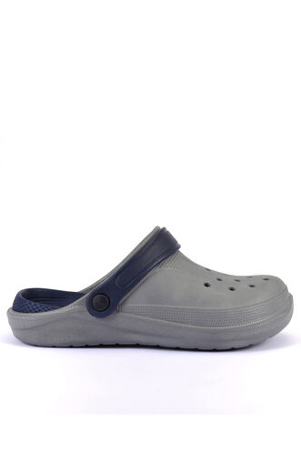 ESEM 192.M.000 Men's Slippers Gray - Navy Blue - Thumbnail