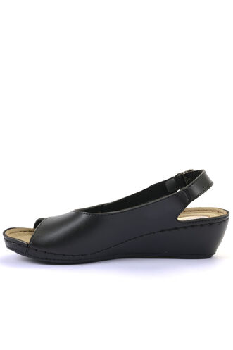 ESEM CK-204-SND Women's Sandal Black - Thumbnail