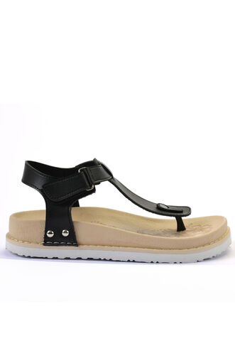 ESEM CK-3405 Women's Sandal Black - Thumbnail