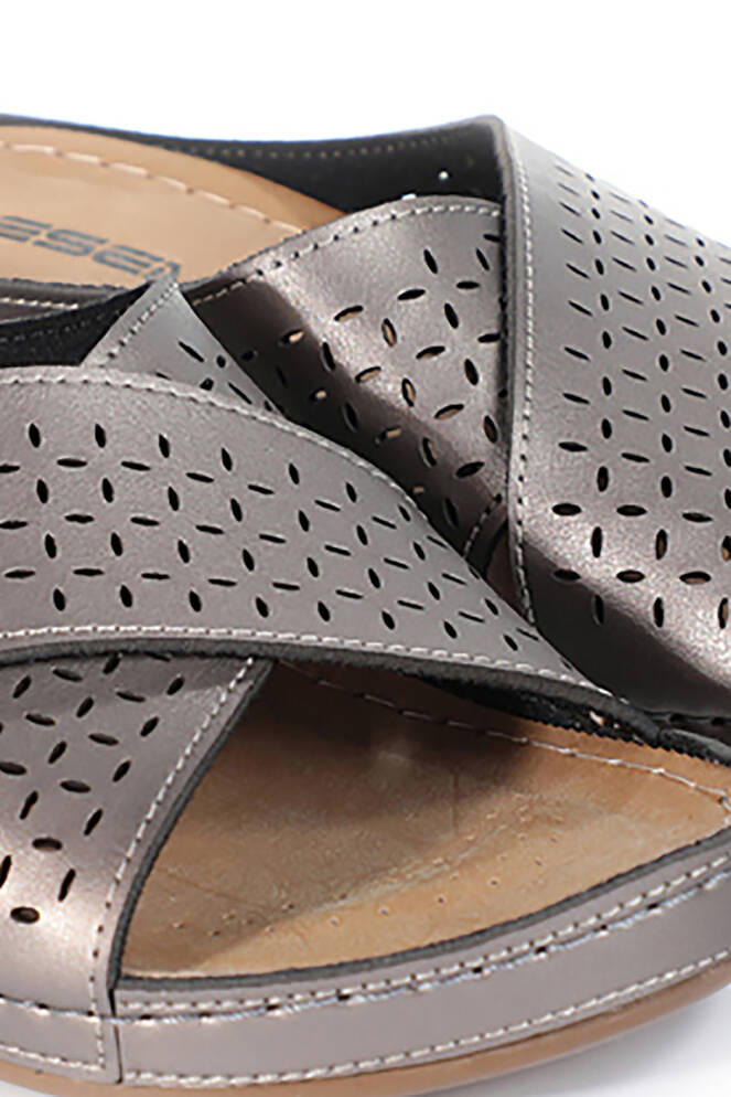 ESEM EA12SK252 Kadın Terlik Platin