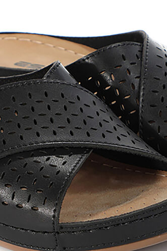 ESEM EA12SK252 Women's Slippers Black - Thumbnail