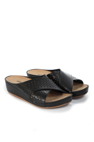 ESEM EA12SK252 Women's Slippers Black - Thumbnail