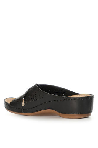 ESEM EA12SK252 Women's Slippers Black - Thumbnail