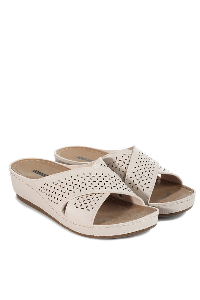 ESEM EA12SK252 Women's Slippers Beige