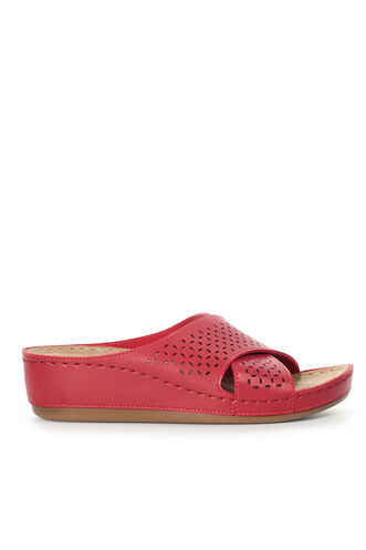 ESEM EA12SK252 Women's Slipper Red - Thumbnail