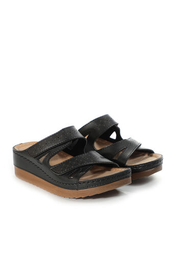 ESEM EA12SK253 Women's Slippers Black - Thumbnail