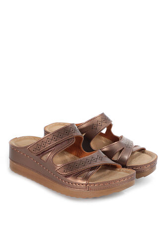 ESEM EA12SK253 Women's Slippers Copper - Thumbnail