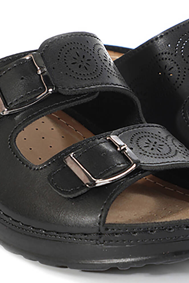 ESEM EA12SK254 Women's Slippers Black