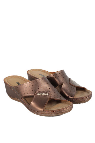 ESEM EA12SK256 Women's Slippers Copper - Thumbnail